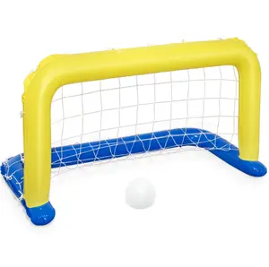 Hot Sale Swimming Pool Inflatable Football Goal With Net Air soccer Goal For Kids In Pool PVC Floating Field Goal