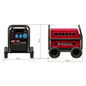Station d'alimentation portable Senci 3600W 5376Wh avec batterie, solutions d'alimentation de secours, panneaux solaires et générateur SC3600i - Product Image 4