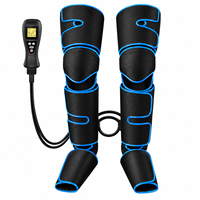 Masseur de jambes à compression d'air OEM ODM avec enveloppes ajustables et minuterie de 15 minutes pour les athlètes, la salle de sport et la récupération après l'entraînement