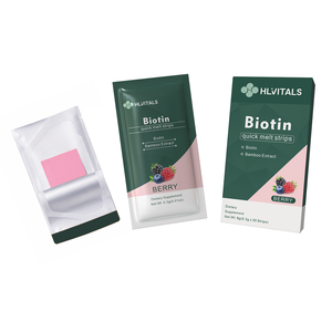 Factory Supply Biotin Oral Strips Enhances Hair Growth Fast-Dissolving Beauty Support Oral <b>Supplements</b> - Product Image 3