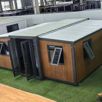 Maison conteneur extensible à double aile pour salle de formation