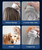 Pommeau de douche professionnel pour chien à 2 modes nouveau Design pour chien facile rapide bain chats nettoyage en gros douche pour animaux de compagnie pour toilette