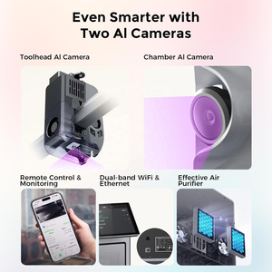 Máy in <span class=keywords><strong>3D</strong></span> K2 Plus Combo fdm chính hãng tốc độ in nhanh 600 mm/giây máy in <span class=keywords><strong>3D</strong></span> đa màu lớn 350*350*350mm - Product Image 2