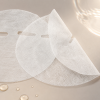 Masque facial en feuille de lyocell TENCEL 885 Lenzing, tissage uni, GSM personnalisé, 25 g/m², feuille sèche d'origine végétale