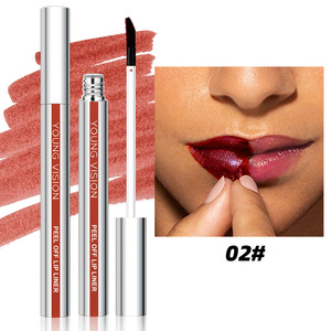 Nouvel arrivage de stylo liner à lèvres mat imperméable à l'eau tatouage à lèvres longue durée pigmentée crayon à lèvres végétalien pelable - Product Image 4