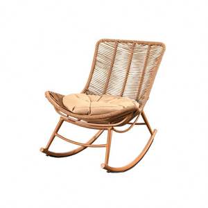 Chaises en rotin 2027, chaises longues, chaises à bascule, balcon, cour, chaises en rotin pour le loisir et le repos des adultes - Product Image 1