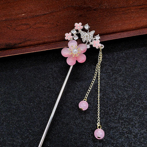 ปิ่นปักผมโลหะมีพู่ดอกไม้ของจีน AA018649ปิ่นปักผมแบบสเต็ปเครื่องประดับ<span class=keywords><strong>ผม</strong></span>สำหรับ<span class=keywords><strong>ผู้หญิง</strong></span> - Product Image 6