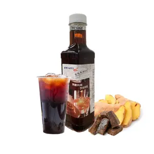 New Product Factory Wholesale 100% High Quality bubble tea ginger & black sugar flavor syrup SHJAYI monin Supplier