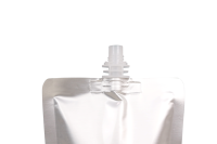 Bec de poche de support en plastique nylon à haute barrière personnalisé pour 250ml/500ml boissons pour l'emballage de vodka de bière de gelée de lait