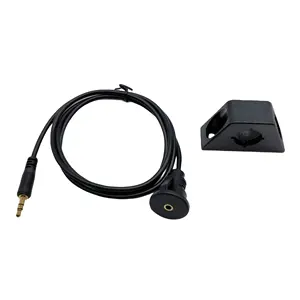 Nhúng Bảng điều khiển gắn kết loại DC 3.5 mét Nam để Nữ Xe thuyền đài phát thanh stereo cáp phụ kiện