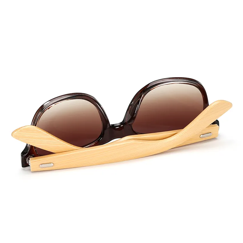 150107 Eyewear कस्टम लोगो धूप के चश्मे बांस धूप का चश्मा