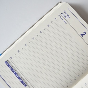 <span class=keywords><strong>Agenda</strong></span> Personalizada A5 con Diseño Clásico, Diario <span class=keywords><strong>de</strong></span> Tapa Dura <span class=keywords><strong>de</strong></span> Cuero con Encuadernación Cosida, Hojas Sueltas Impresas - Product Image 4