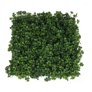 Longstar şirket UV dayanıklı açık iç mekan dış mekan dekorasyonu yeşil Panel sahte yapay bitki çim zemin duvar