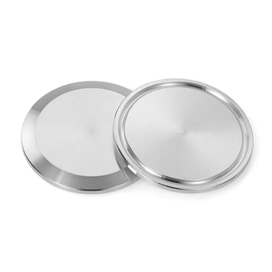 Accesorios de Tubería de Acero Inoxidable Pulido <span class=keywords><strong>Sanitario</strong></span> de Grado Alimenticio SS304/SS316L 1/2S 1S 2S <span class=keywords><strong>Tapa</strong></span> Ciega ISO Engrosada con Brida Ciega 1 - Product Image 4