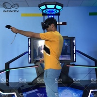 Jeu de parc à thème VR 9D Réalité virtuelle Tir Boxe Ski Équipement de réalité virtuelle