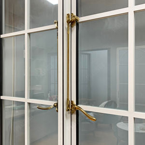 Fenêtres à <span class=keywords><strong>baie</strong></span> en aluminium de style français, fenêtres à battants, à vendre, prix des fenêtres à <span class=keywords><strong>baie</strong></span> en aluminium, verre pare-balles pour fenêtres de maison - Product Image 3