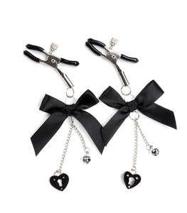 Juguetes sexuales femeninos: Lindo colgante de lazo, clip ajustable para el pecho, equipo de tortura SM, juguetes sexuales, accesorios de castigo para parejas. - Product Image 3