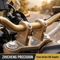 Pengangkat Stang Sepeda Motor, Aluminium CNC Presisi Tinggi, Anti-Korosi, Tahan Lama untuk Husqvarna Yamaha Dirt Bike