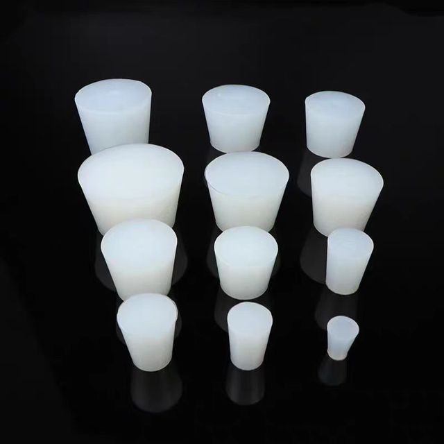 Hole Sealing Rubber Plugs Tapered Silicone Bung Cone Stopper for Wine Bottle Distillery Sherry Cask Rubber Wine Stopper