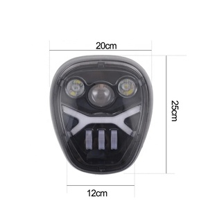Faro LED Nero Super Luminoso Yongjin per Moto, Luce Diurna per Piaggio <span class=keywords><strong>Beverly</strong></span> <span class=keywords><strong>300</strong></span> - Product Image 4