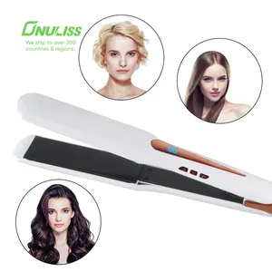 Custom Ceramic Planchas Para Cabello Anti-Scald Protection Fast Heating Up Professional Salon Hair Straightener