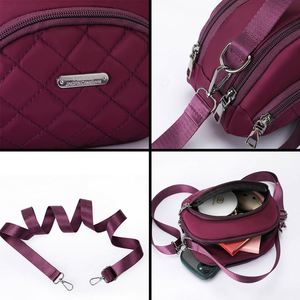 Bolso bandolera mini de moda con cierre de cremallera para mujer - Product Image 2