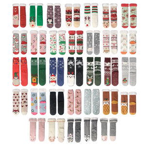 Custom Cartoon Midi Slipper <strong>Socks</strong> <strong>Lined</strong> Winter Floor <strong>Women</strong> <strong>Socks</strong> Fuzzy Fluffy Thick Warm Thick Heavy <strong>Fleece</strong> Dress <strong>Socks</strong> - Product Image 4