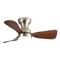 Ventilateur de plafond intelligent de luxe 2025 en promotion, 28,3 pouces, avec moteur DC, télécommande et lumière LED dimmable 220V pour salon