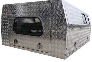 1200Mm Làm Việc Băng Ghế Dự Bị Tủ Kim Loại Hai Cửa Ra Vào Cắm Trại Rơ Moóc Công Cụ Lưu Trữ Trường Hợp Bộ Dụng Cụ Nhôm Anodized Đen Phẳng Boat Ute Tán - Product Image 4