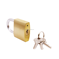 Cadenas en laiton massif personnalisable épaisseur moyenne Candado haut sécurité cuivre 20-75mm