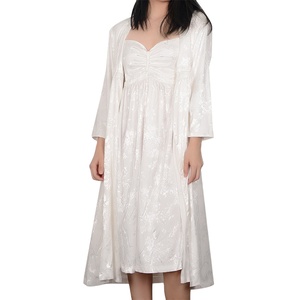 GUIXIU <span class=keywords><strong>Inverno</strong></span> vestito a due pezzi e robe pigiama di Nuova Concezione a due pezzi viscosa pigiama - Product Image 1