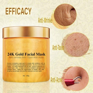 ครีมมาส์กหน้าคอลลาเจนสูตรเฉพาะ OEM สำหรับแบรนด์ส่วนตัว ลดเลือนริ้วรอย ขจัดสารพิษ บำรุงผิวชุ่มชื้น รักษาสิว ผสมทองคำ 24k - Product Image 4