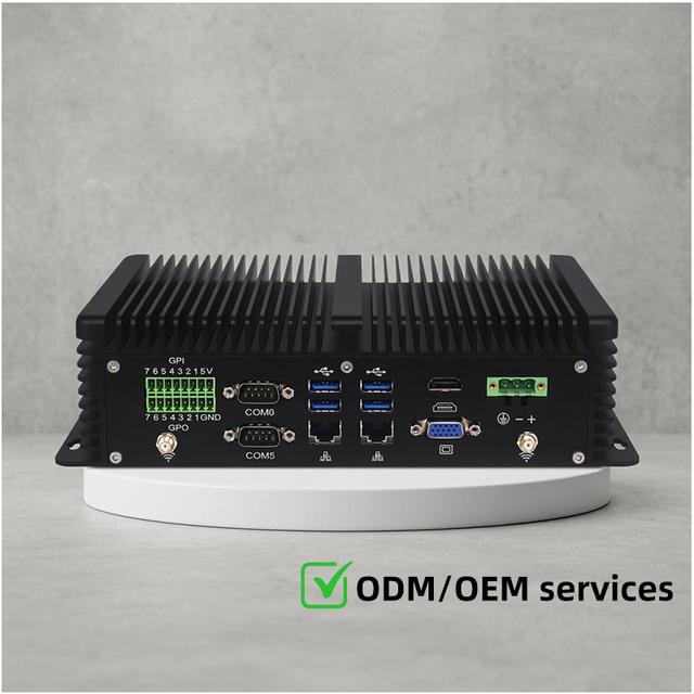 Industrial Mini PC 6* COM Intel 4th-13th Gen Core I5 Processor Fanless Computer 6U Server Chassis Low Power in Stock Bosten