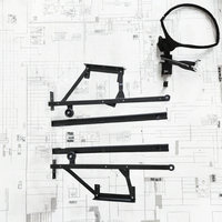 Mécanisme de table basse relevable et pliable en fer, réglable, avec support à ressort, pour cuisine, salon, bureau à domicile, canapé