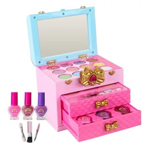 Set <span class=keywords><strong>di</strong></span> cosmetici sicuri Non tossici lavabili per bambini Set <span class=keywords><strong>di</strong></span> ombretti per bambini Set <span class=keywords><strong>di</strong></span> ombretti Set <span class=keywords><strong>di</strong></span> cosmetici per il trucco per ragazze che giocano Box Kit - Product Image 1