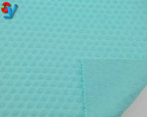 2025 Phổ Biến Nhất Ánh Sáng Màu Xanh Lá Cây Cắt Trái Tim Thiết Kế Duy Nhất Jersey Jacquard Bông Polyester Vải - Product Image 4