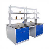 Poste de travail de laboratoire, mobilier de biologie, plan de travail, table en résine époxy densimétrique, banc de laboratoire