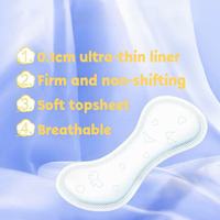 Protège-slips jetables en coton anionique sans ailettes, respirants, pour usage quotidien, vente en gros, usine Chine