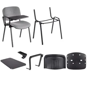 Chaise d'étudiant ISO pièces chaise de bureau cadre composant mebel mobilier scolaire pecas de cadeiras cadre chaise visiteur avec bureau