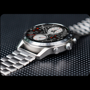 <span class=keywords><strong>DT70</strong></span> + Montre intelligente haut de gamme pour hommes Grand écran HD de 1.45 pouces avec assistant vocal d'appel BT Montre moniteur de fréquence cardiaque - Product Image 4
