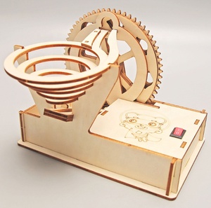 Juguete Educativo <span class=keywords><strong>de</strong></span> Madera con Riel Eléctrico y <span class=keywords><strong>Bolas</strong></span> <span class=keywords><strong>de</strong></span> Acero, Forma Geométrica, para Estudiantes <span class=keywords><strong>de</strong></span> Primaria y Secundaria, Unisex - Product Image 4