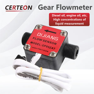 Inline Kunststoff Zahnrad Puls Hall Effekt lebensmitteltauglich DC 1/4" 3/8" 1/2" 3/4" Hochpräzisions Durchflussmesser - Product Image 3