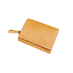 Cartera Corta Triple Unisex de Cuero Genuino Italiano con Cierre de Cremallera, Anti-Robo, de Gran Capacidad y con Grabado - Product Image 2