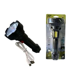 <b>Led</b> <b>Flashlight</b> Rechargeable Battery Powered With Usb Cable For Outdoor Use - Product Image 1