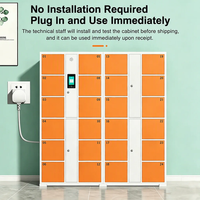 Casier électronique intelligent pour supermarché, casier à reconnaissance faciale, empreinte digitale et code-barres pour centre commercial et gymnase, armoire de rangement