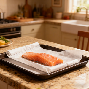 Papel de Embalaje Decorativo Kraft Resistente al Aceite Impreso Personalizado para Pizza, Hamburguesas, Frituras y Cestas de Comida Rápida - Product Image 4