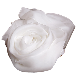 Sciarpa <span class=keywords><strong>di</strong></span> <span class=keywords><strong>seta</strong></span> bianca per la stampa <span class=keywords><strong>di</strong></span> colore bianco sciarpe in <span class=keywords><strong>Chiffon</strong></span> <span class=keywords><strong>di</strong></span> <span class=keywords><strong>seta</strong></span> 100% - Product Image 1