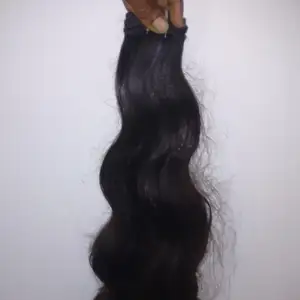 Best selling unprocessed human hair virgin Indian hair weave body wave natural color good hair extensions no shedding and tangle