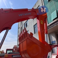 Offre Spéciale : Mini-Excavatrice sur Chenilles Hitachi ZX65 d'Occasion – Petite Pelle Japonaise pour Travaux de Terrassement et de Construction