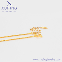 Xuping Jewelry Collier pour femmes en or 24 carats, bijoux de mode, bijoux floraux